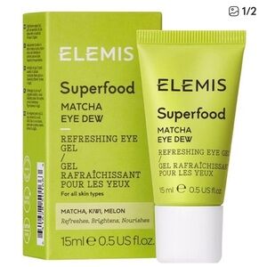 ELEMIS Superfood Matcha Kiwi Melon Cooling Eye Gel NIB